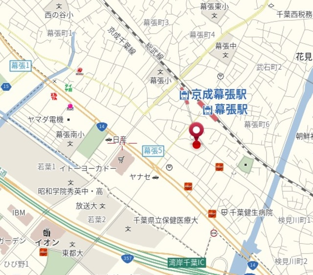 ＨＥＢＥＬ　ＭＡＩＳＯＮ　ＭＡＫＵＨＡＲＩの地図|★案内図★