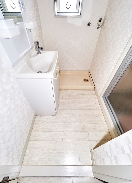 大沢マンションの洗面所