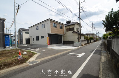 【前面道路含む現地写真】 | 座間市座間1丁目　新築戸建て　全２棟【仲介手数料無料】