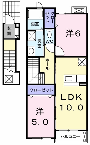 プラシードの間取り