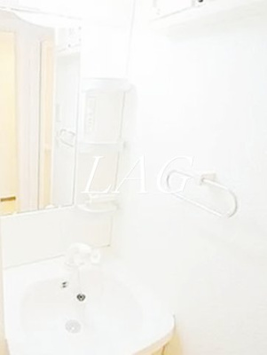 【洗面所】 | ヴィラアンジュ | 独立洗面台です。