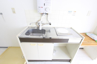 【キッチン】 | サンアベニュー谷津 | ＩＨコンロも完備