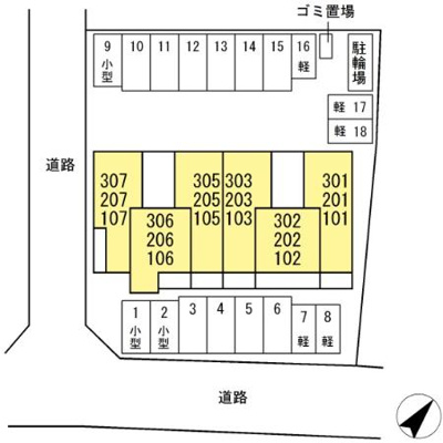 【区画図】 | アイコート湯田温泉通り