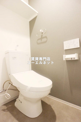 【トイレ】 | ビエラコート岸部中 | 清潔感のあるトイレ