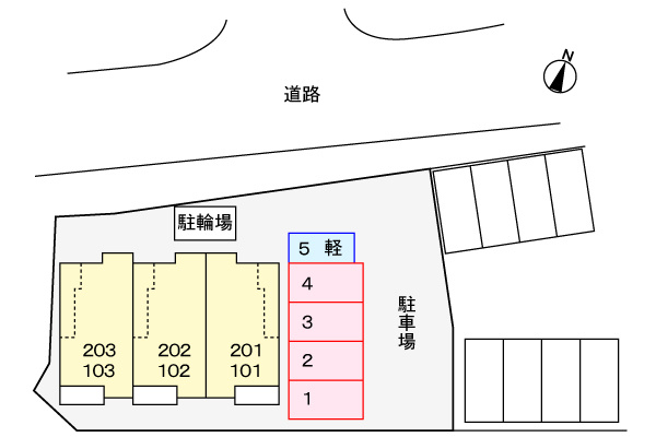エアリーヒル原町の区画図