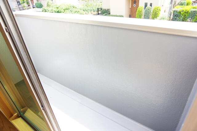 竪台テラスＡ棟のバルコニー|日当たり良好