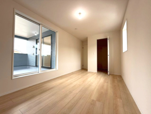 富士宮市淀平町第1　新築戸建　全1棟　１号棟　の洋室|現地撮影