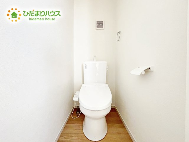 【トイレ】 | 水戸市河和田1期　新築戸建　4号棟 | 1・2階にトイレあるため、同時に利用でき混雑を避けられますね