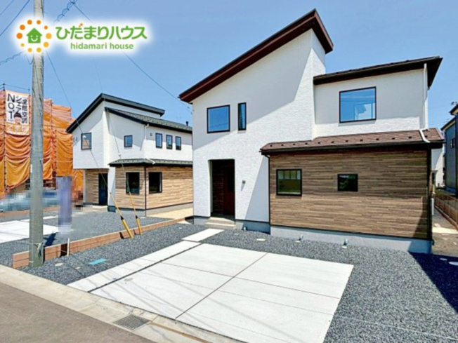 【外観】 | 水戸市河和田1期　新築戸建　4号棟 | にぎやかな声で日々の会話も弾む楽しい空間となります。家に帰宅するのがより一層楽しみになりますね♪
