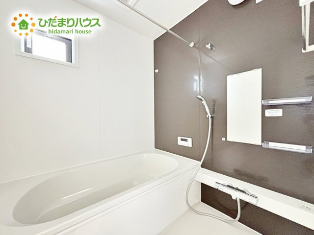 【浴室】 | 水戸市河和田1期　新築戸建　4号棟 | 大人が足を伸ばしても十分な広さ！一人でゆっくりくつろぐ時間も大切です！