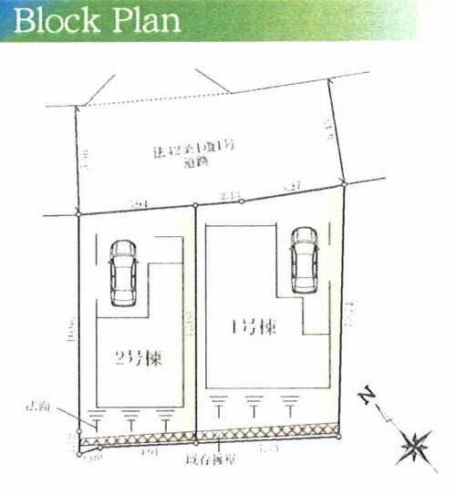 鎌倉市台4丁目　新築戸建全2棟　2号棟の区画図