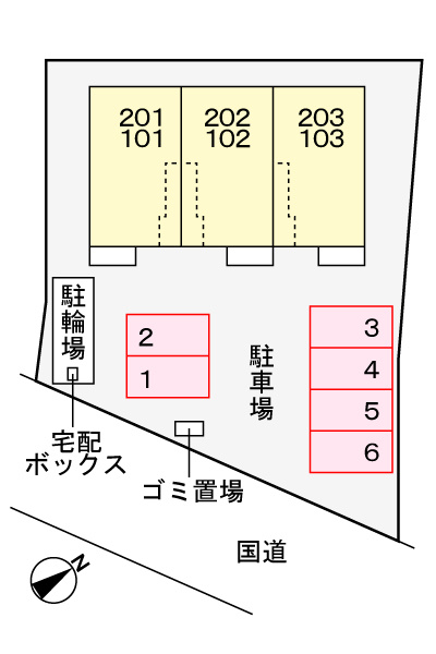 バーミィの区画図