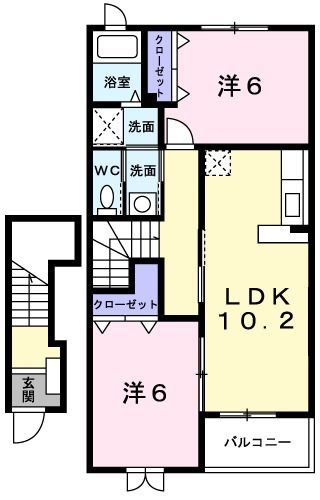 ピエール　カーサの間取り