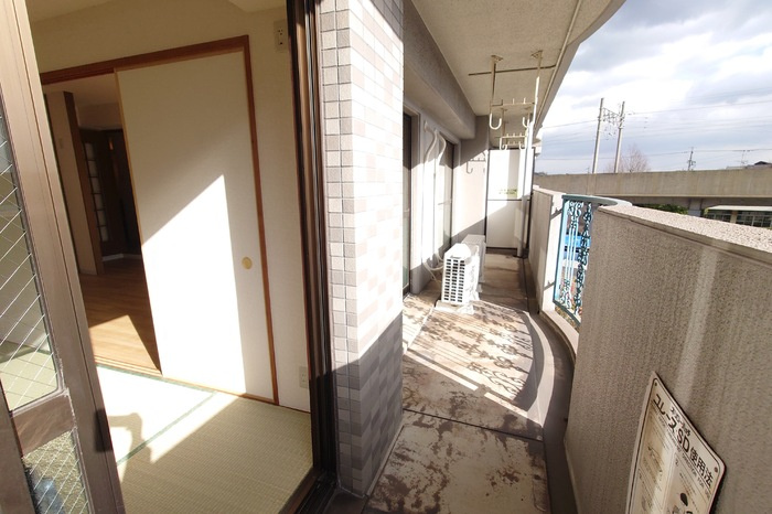 コンフォート　　刈谷市近郊の賃貸はクラスホームのバルコニー