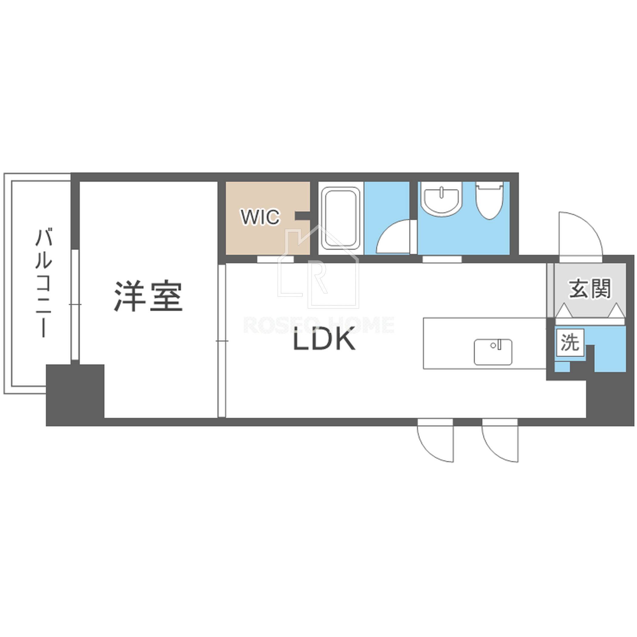 イーストモート高麗橋の間取り