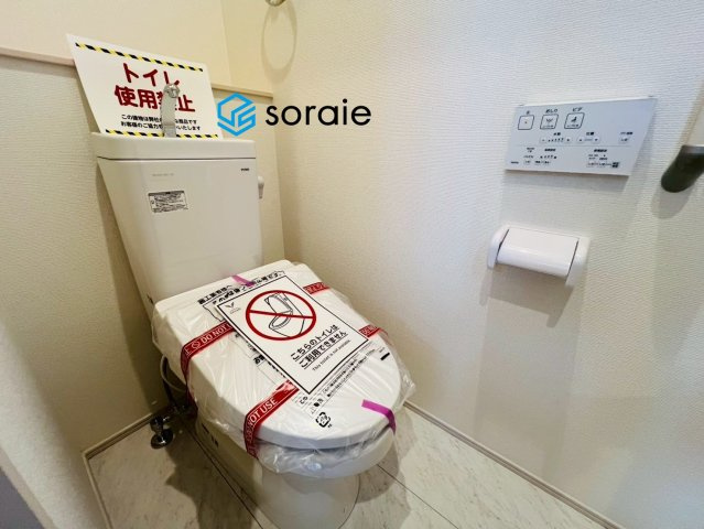 入間市上藤沢5期　全6棟　グラファーレ　新築戸建のトイレ