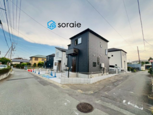 入間市上藤沢5期　全6棟　グラファーレ　新築戸建の前面道路含む現地写真