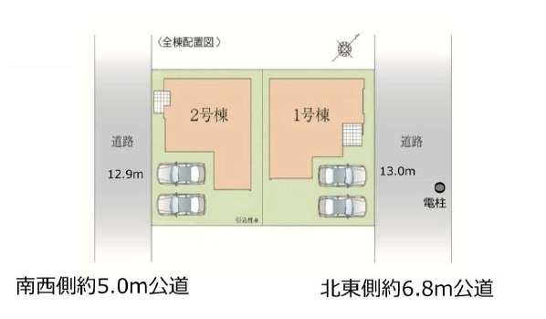 【区画図】 | ふじみ野市元福岡3期　全2棟　1号棟 | 1号棟