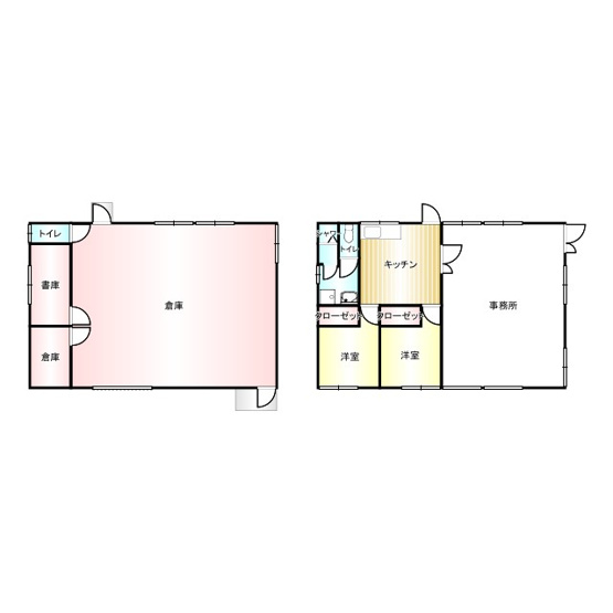 【間取り】 | 亀山　売事務所