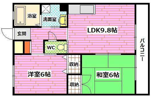 エスペラント岡田の間取り