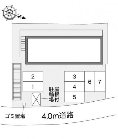 レオパレス自由が丘本町の駐車場