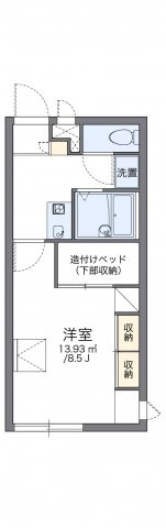 神戸市兵庫区島上町２丁目の賃貸マンションの間取り