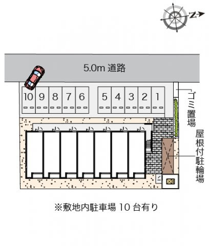 三木市志染町中自由が丘２丁目のアパートのその他