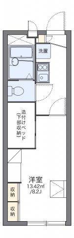 神戸市北区鈴蘭台南町７丁目のアパートの間取り