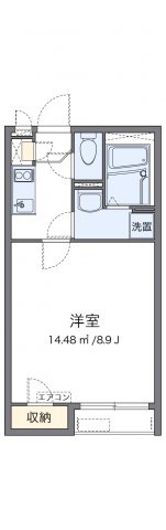 クレイノ修の間取り|代表的な間取のため実際の間取とは異なる場合があります