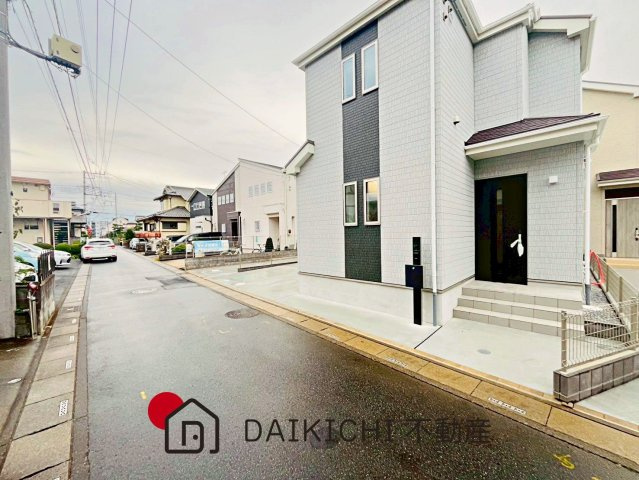 【前面道路含む現地写真】 | 桶川市上日出谷1269番　新築戸建　全3棟　C号棟