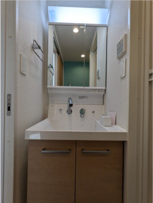 エルファーロ駒沢公園Ⅱ　敷金礼金0　ペット相談　最上階の洗面所