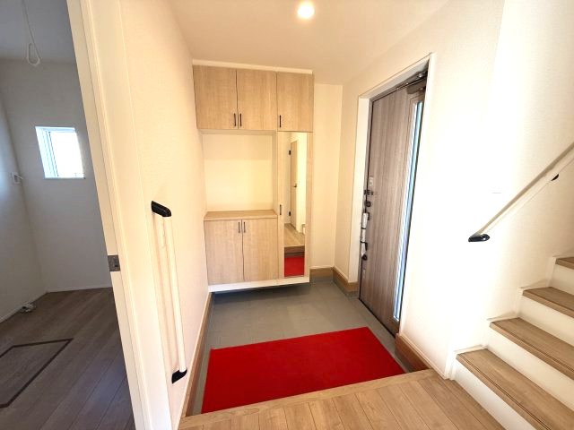 リナージュ前橋大利根町2丁目24-2期　2号棟　新築戸建の前面道路含む現地写真|現地写真です。11月完成予定です。