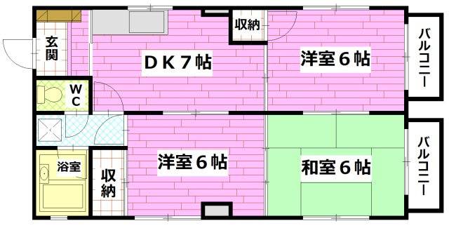 ベルメゾンドレミの間取り