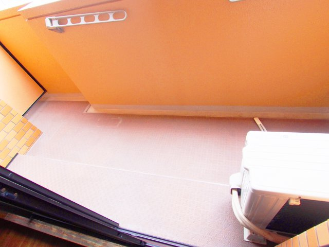 ライオンズマンション海田堀川町のバルコニー