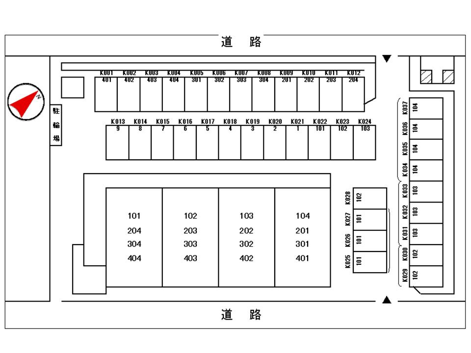 パレ・サンパティークの区画図