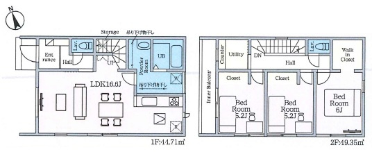 西尾市西幡豆町24-1期　新築分譲住宅　全6棟　1号棟のその他