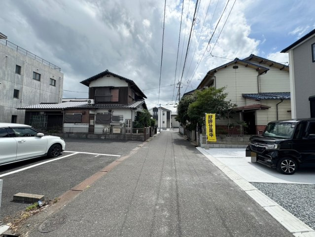 ーBloomーブルームー小倉南区下曽根4丁目4期　【小倉南区　新築戸建て】の前面道路含む現地写真|現地撮影　2025,9,9　ーBloomーブルームー小倉南区下曽根4丁目4期　【小倉南区　新築戸建て】