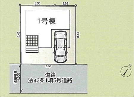 【区画図】 | 志木市上宗岡第32 | 全1棟