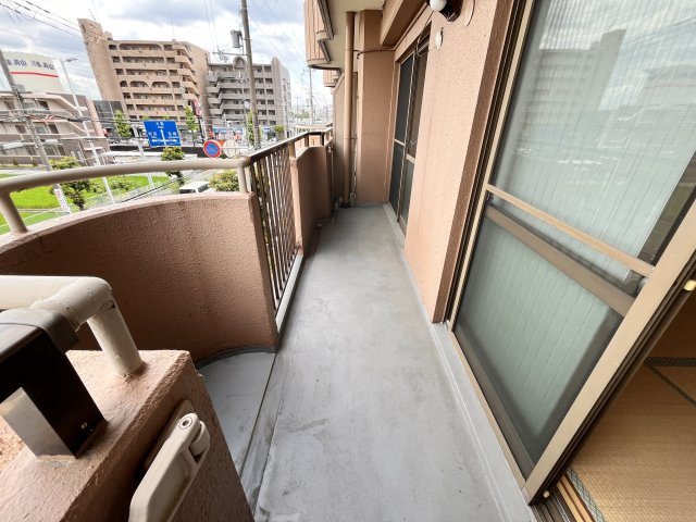 ハイツフルカワのバルコニー