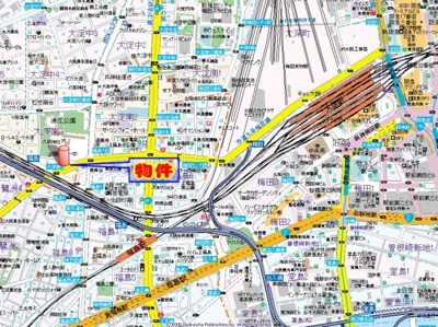 【地図】 | アパートメントK’ｓ福島