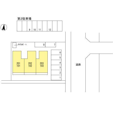 パークハウスUの区画図
