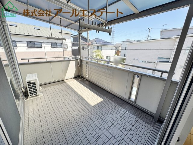姫路市網干区田井　山陽電鉄「平松駅」徒歩20分のバルコニー