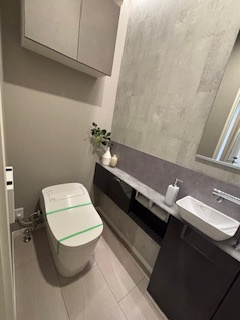 ゆったりとした空間のトイレです