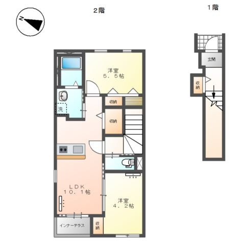 サンローズⅡの間取り