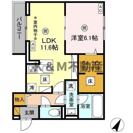 デュランタのエントランス|ゆとりのあるエントランスです