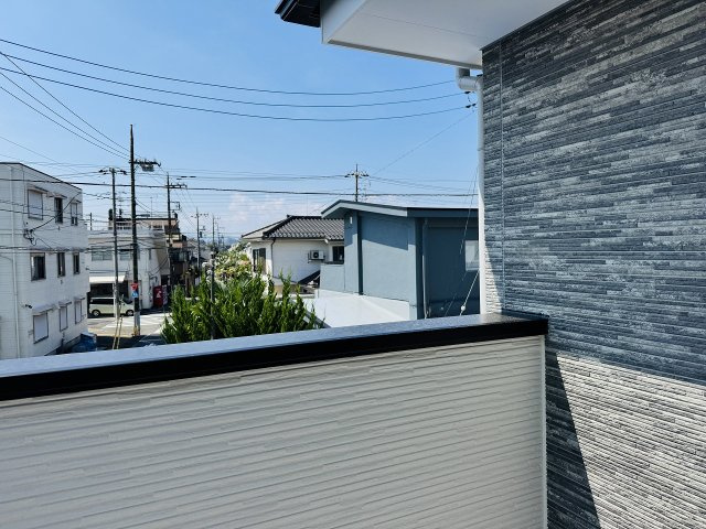 八王子市　清川町　新築一戸建て　５期のバルコニー|～南向きで陽当たりの良いバルコニー　洗濯物がよく乾きそうです～
