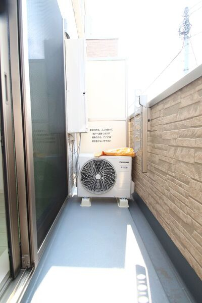 フィオーレ若林　駅近　ネット0　ロフト付のバルコニー