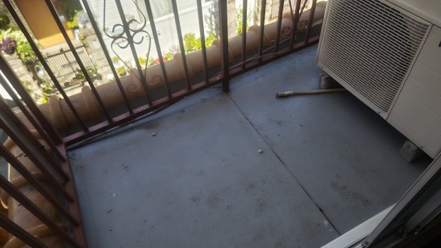 和坂ハウスのバルコニー