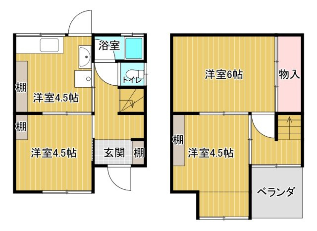 和坂ハウスの間取り