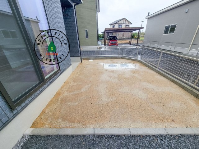 都城市金田町4(A号棟)の庭|お庭で自由な時間を過ごせます。